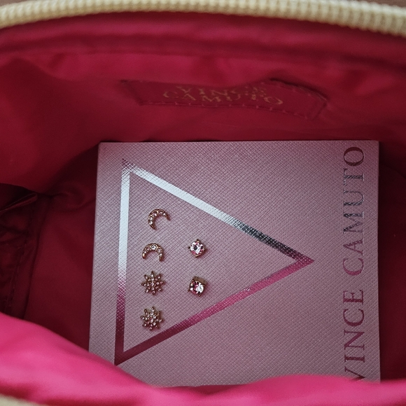 Vince Camuto Earrings with cosmetic bag - Picture 4 of 5